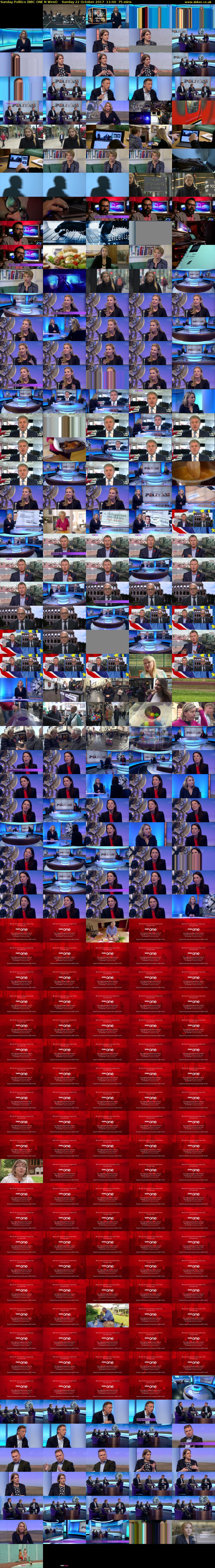 Sunday Politics (BBC ONE N West) Sunday 22 October 2017 11:00 - 12:15