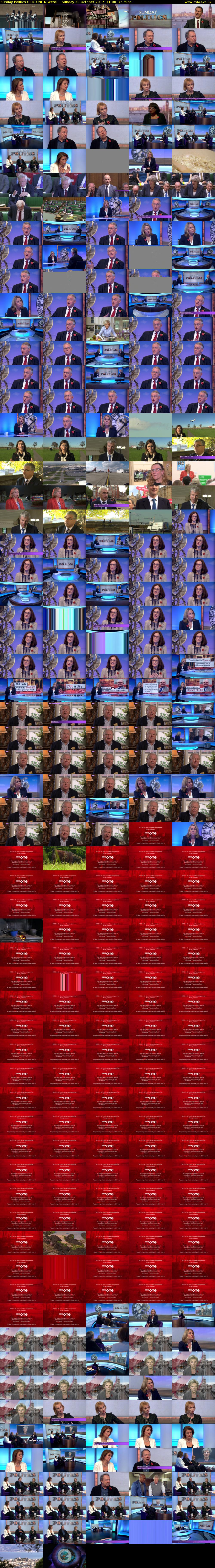 Sunday Politics (BBC ONE N West) Sunday 29 October 2017 11:00 - 12:15