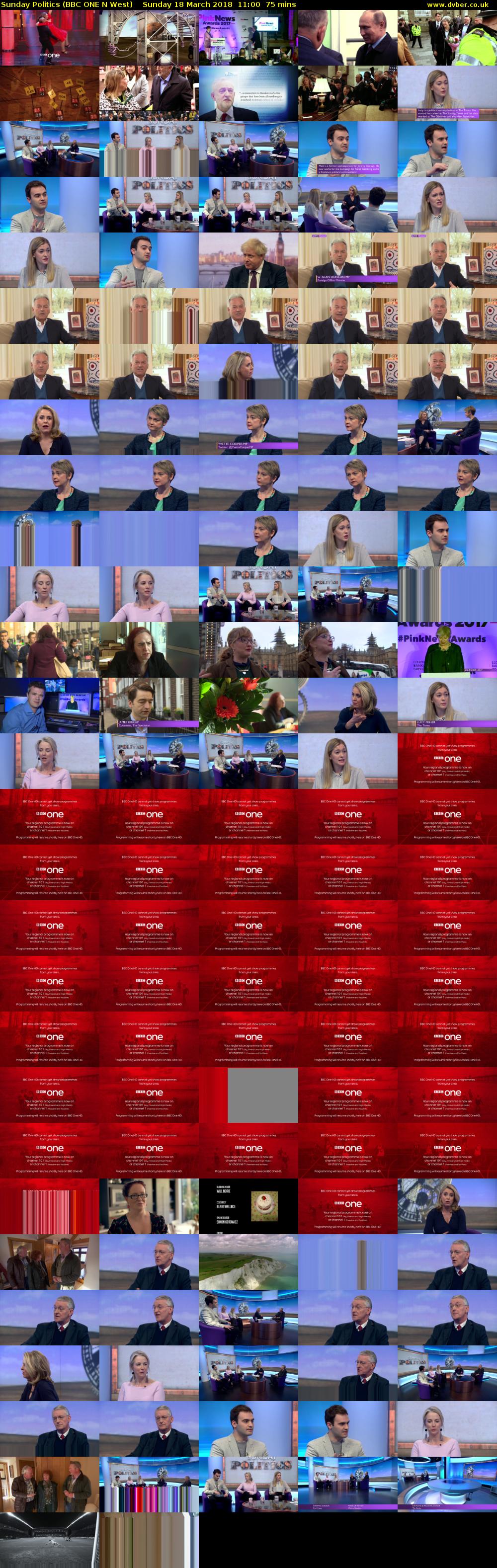 Sunday Politics (BBC ONE N West) Sunday 18 March 2018 11:00 - 12:15