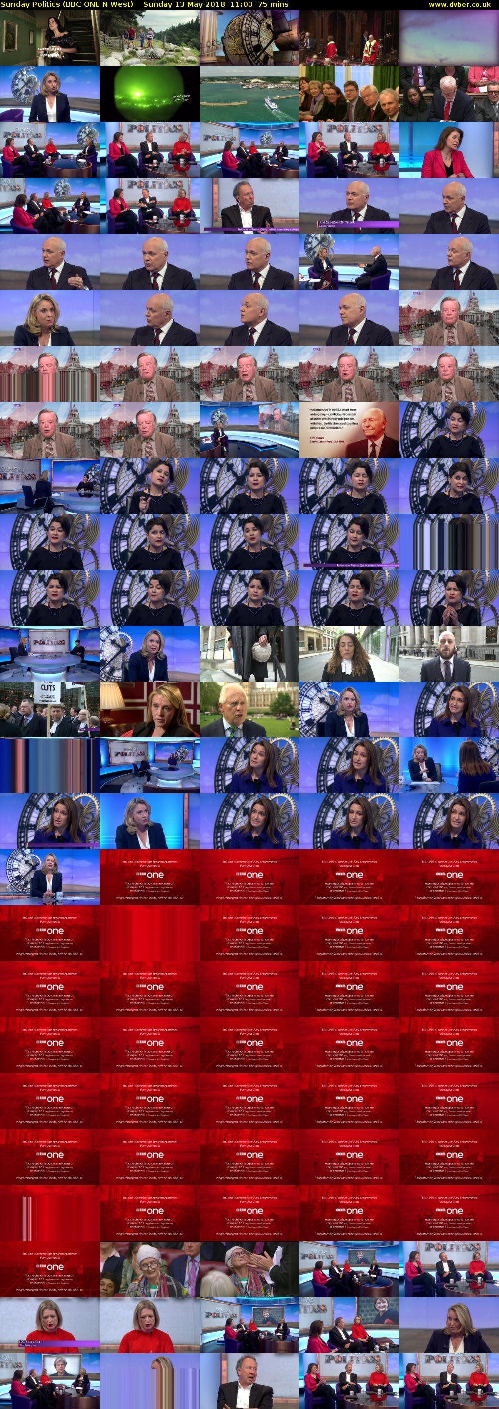 Sunday Politics (BBC ONE N West) Sunday 13 May 2018 11:00 - 12:15