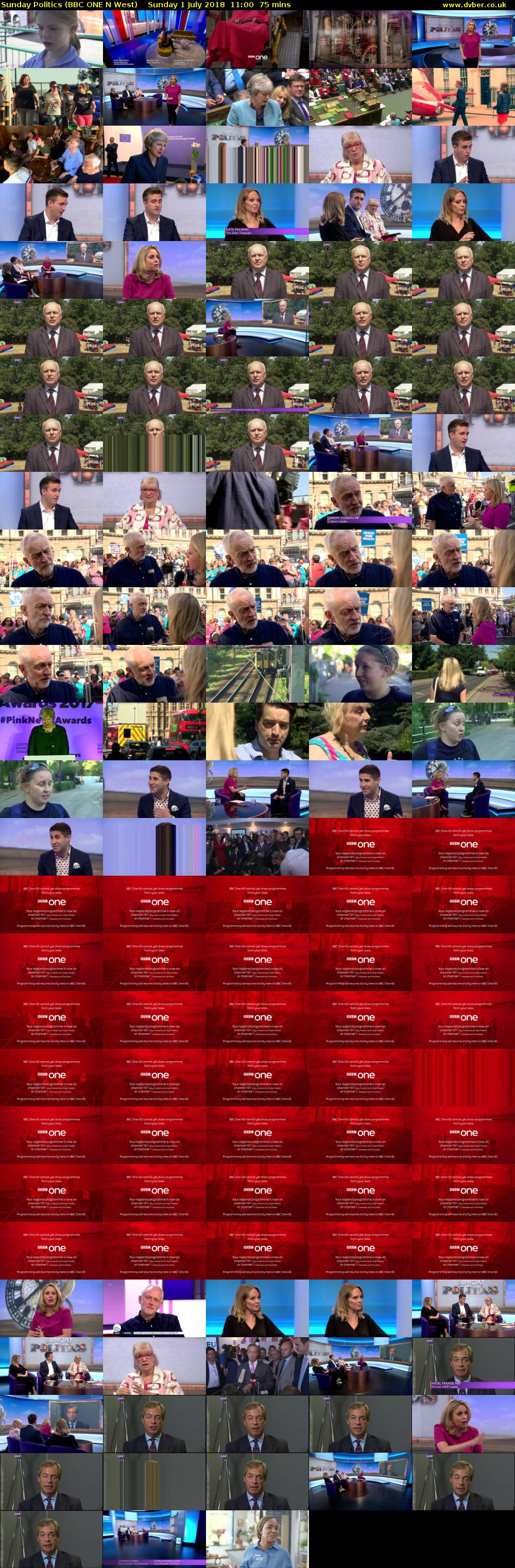 Sunday Politics (BBC ONE N West) Sunday 1 July 2018 11:00 - 12:15