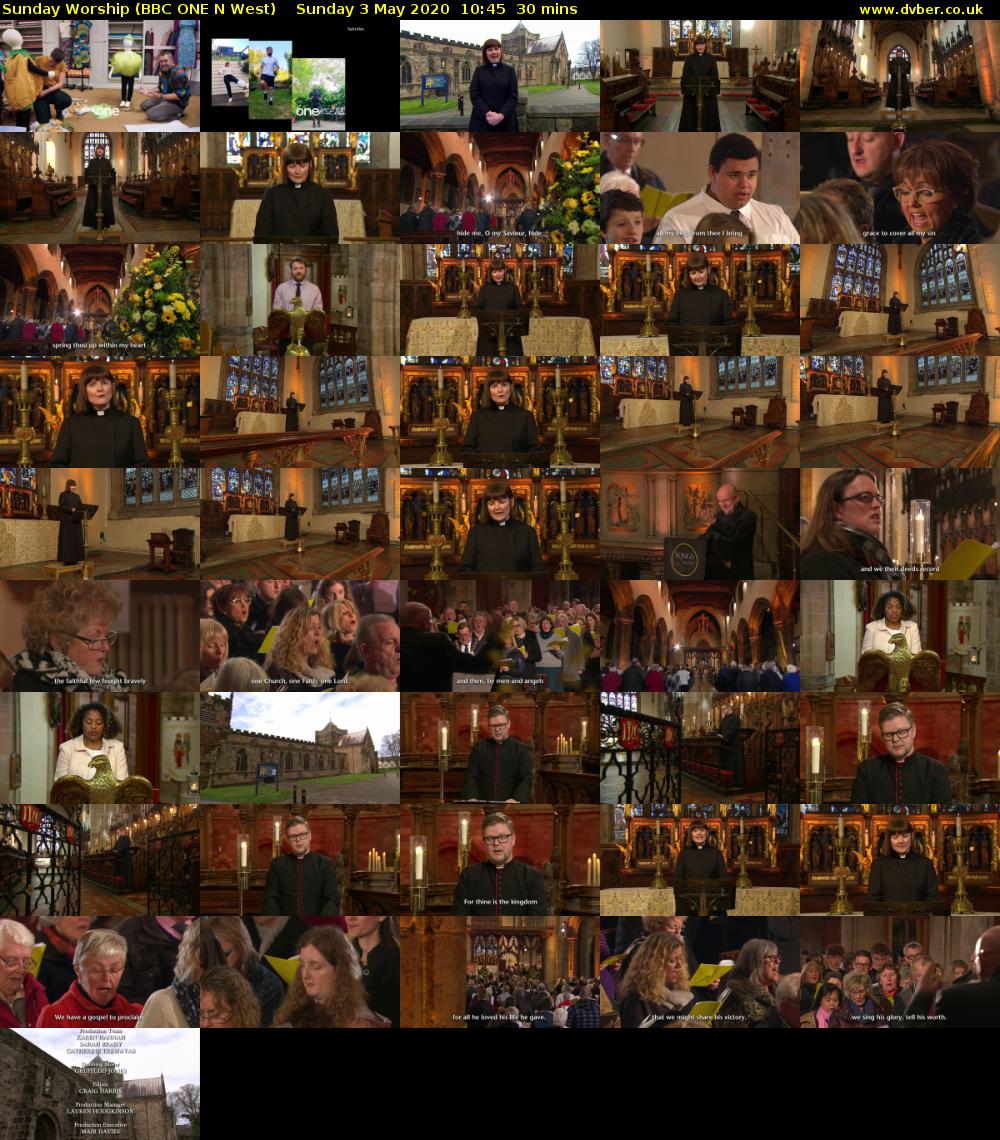 Sunday Worship (BBC ONE N West) Sunday 3 May 2020 10:45 - 11:15