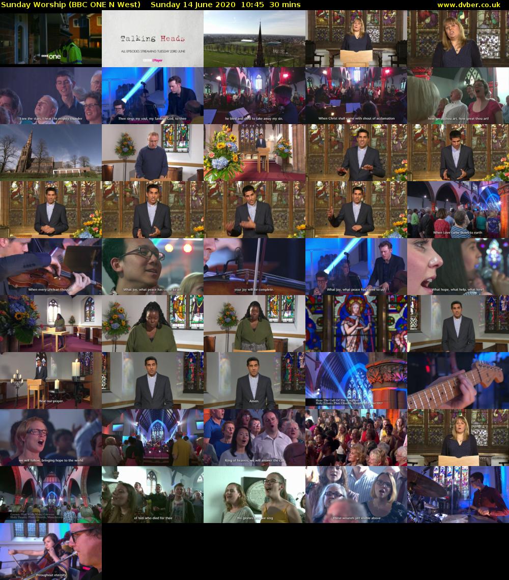 Sunday Worship (BBC ONE N West) Sunday 14 June 2020 10:45 - 11:15