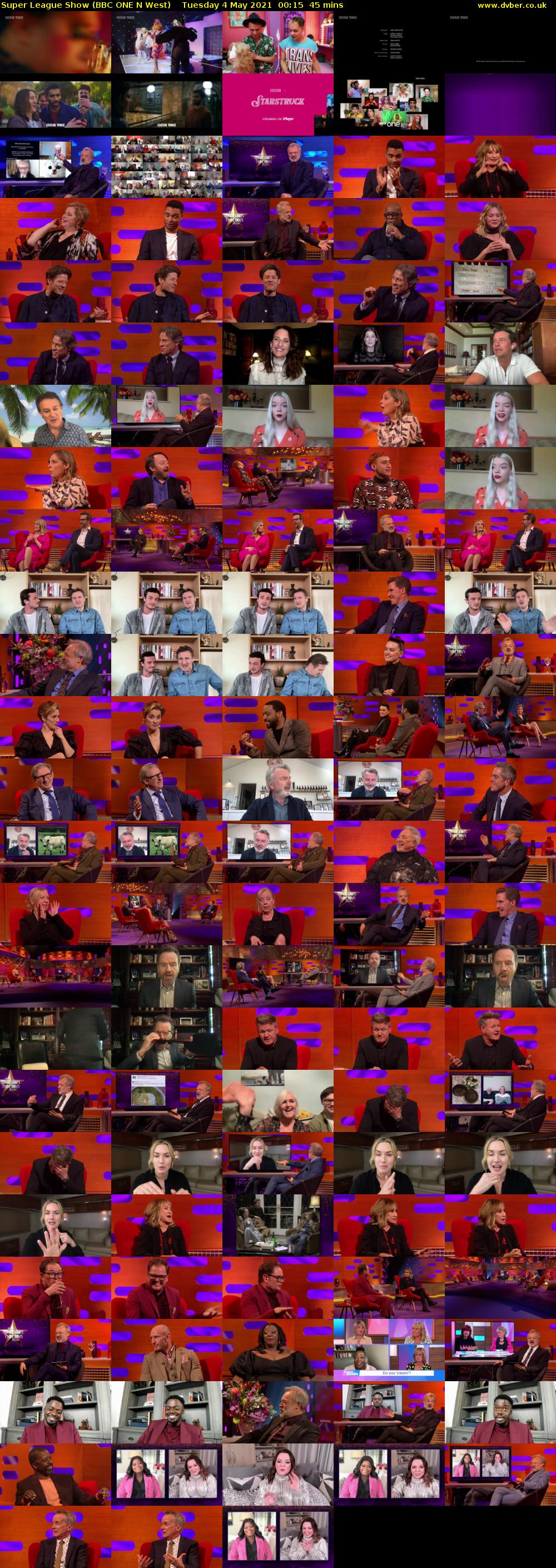 Super League Show (BBC ONE N West) Tuesday 4 May 2021 00:15 - 01:00