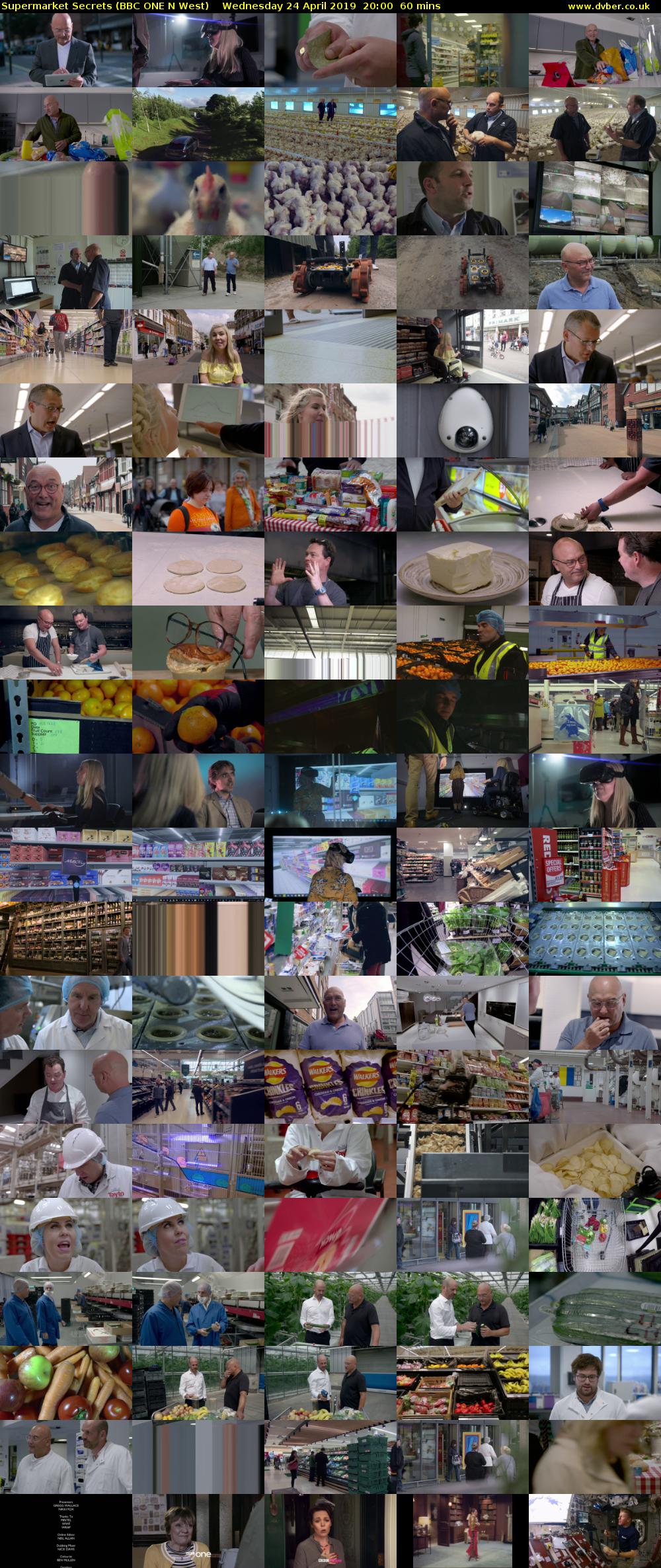 Supermarket Secrets (BBC ONE N West) Wednesday 24 April 2019 20:00 - 21:00