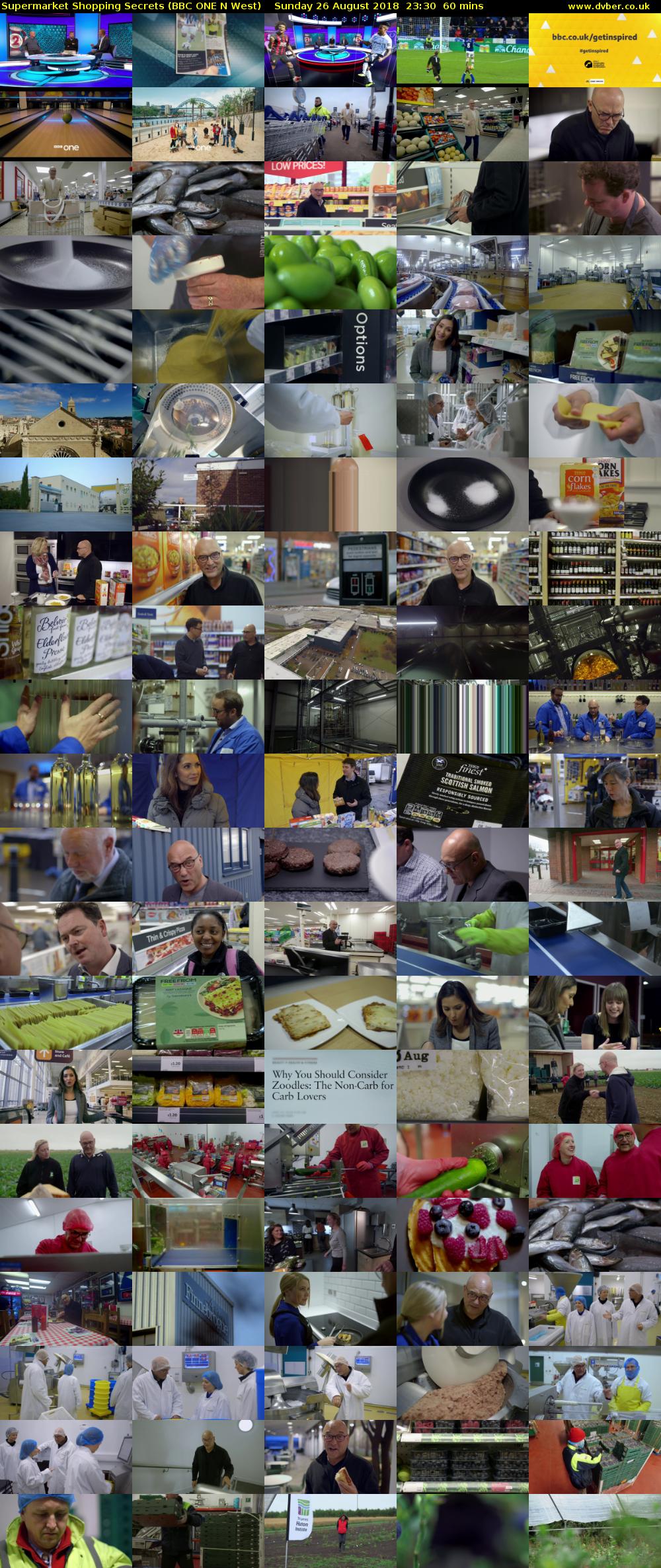 Supermarket Shopping Secrets (BBC ONE N West) Sunday 26 August 2018 23:30 - 00:30