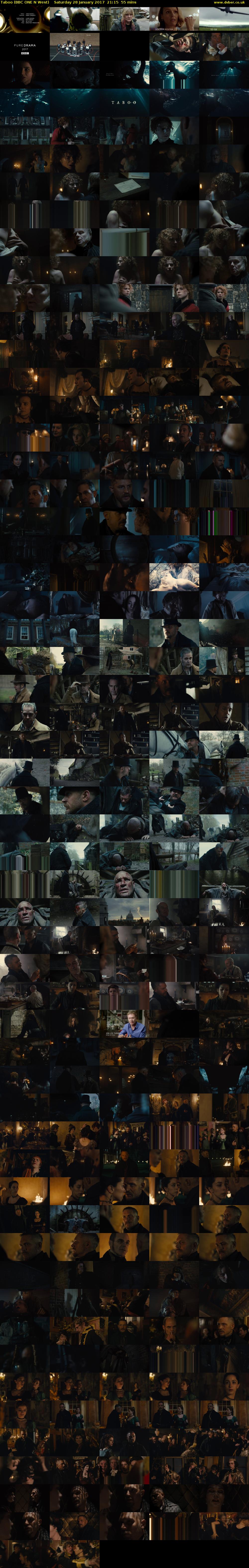 Taboo (BBC ONE N West) Saturday 28 January 2017 21:15 - 22:10