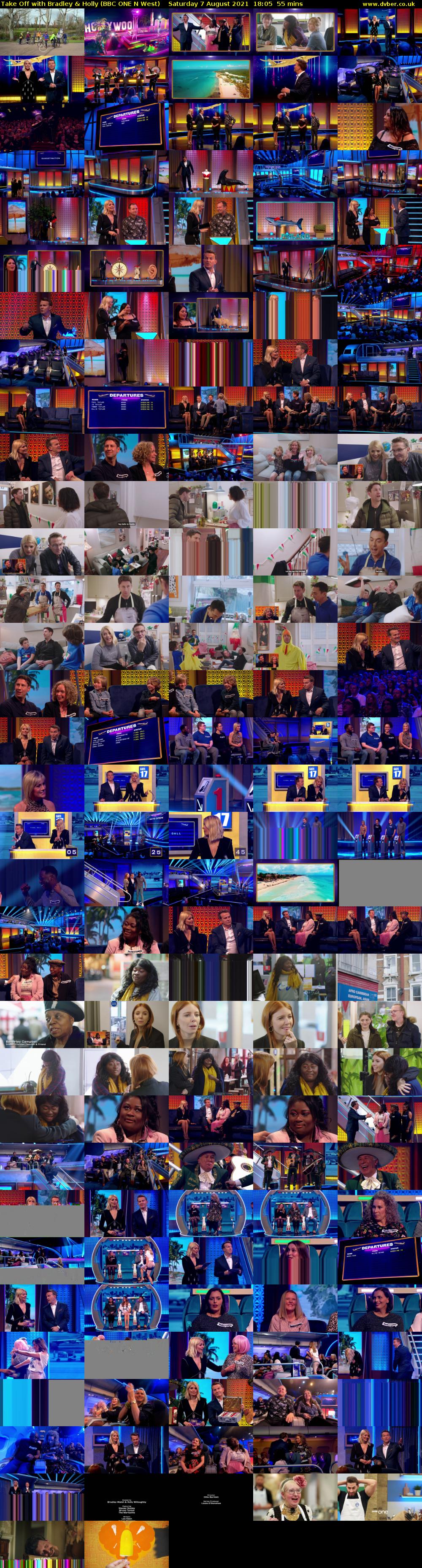Take Off with Bradley & Holly (BBC ONE N West) Saturday 7 August 2021 18:05 - 19:00