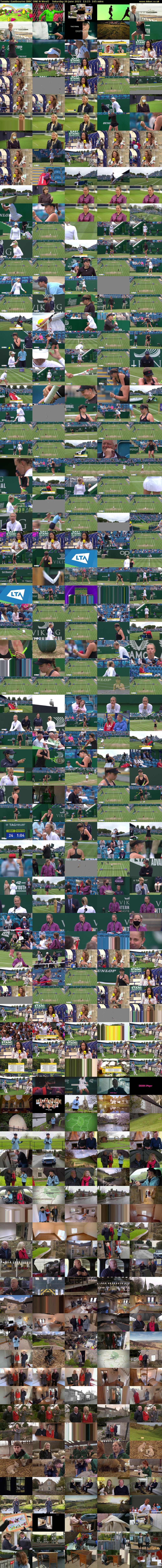 Tennis: Eastbourne (BBC ONE N West) Saturday 26 June 2021 12:15 - 15:00
