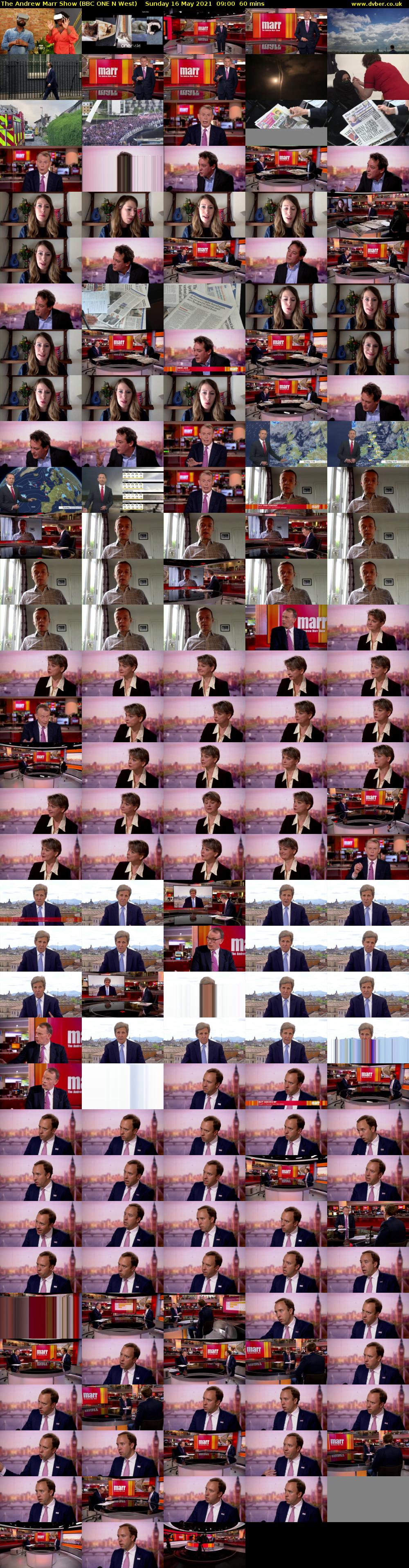 The Andrew Marr Show (BBC ONE N West) Sunday 16 May 2021 09:00 - 10:00