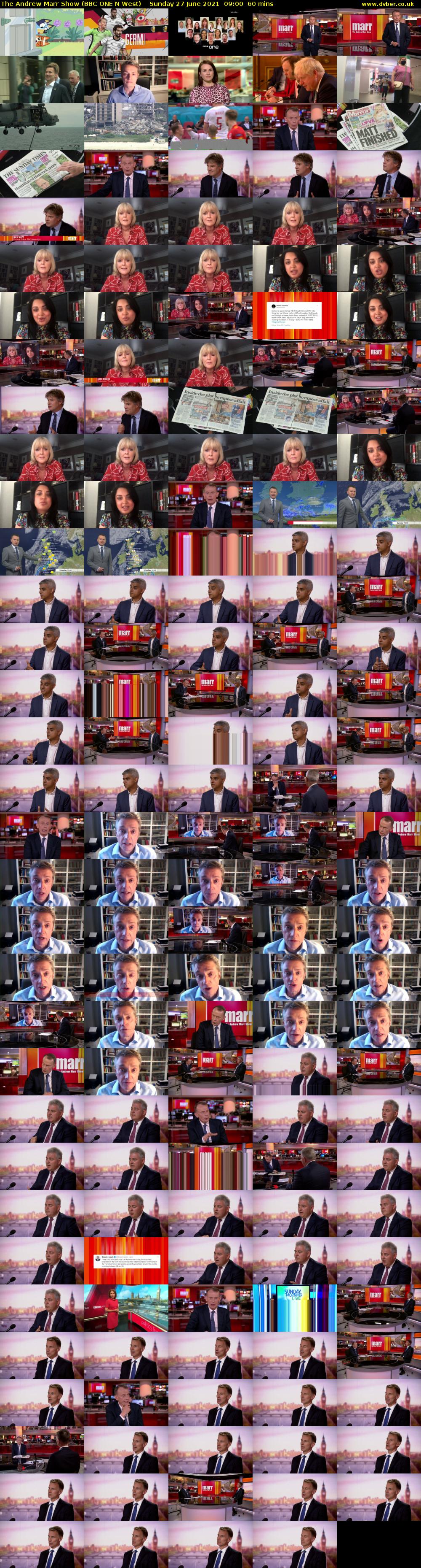 The Andrew Marr Show (BBC ONE N West) Sunday 27 June 2021 09:00 - 10:00
