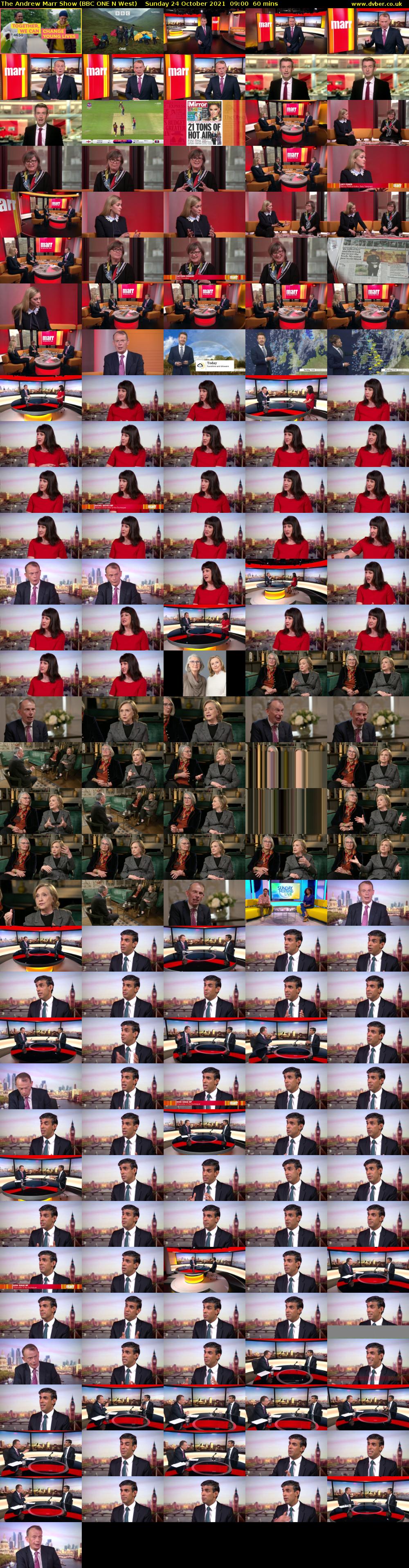 The Andrew Marr Show (BBC ONE N West) Sunday 24 October 2021 09:00 - 10:00