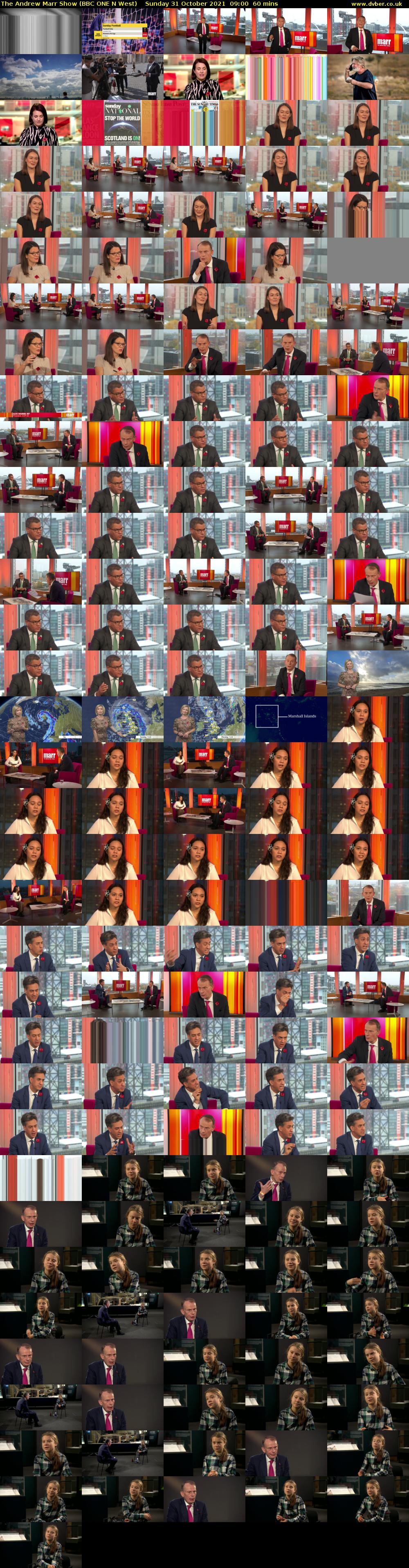 The Andrew Marr Show (BBC ONE N West) Sunday 31 October 2021 09:00 - 10:00