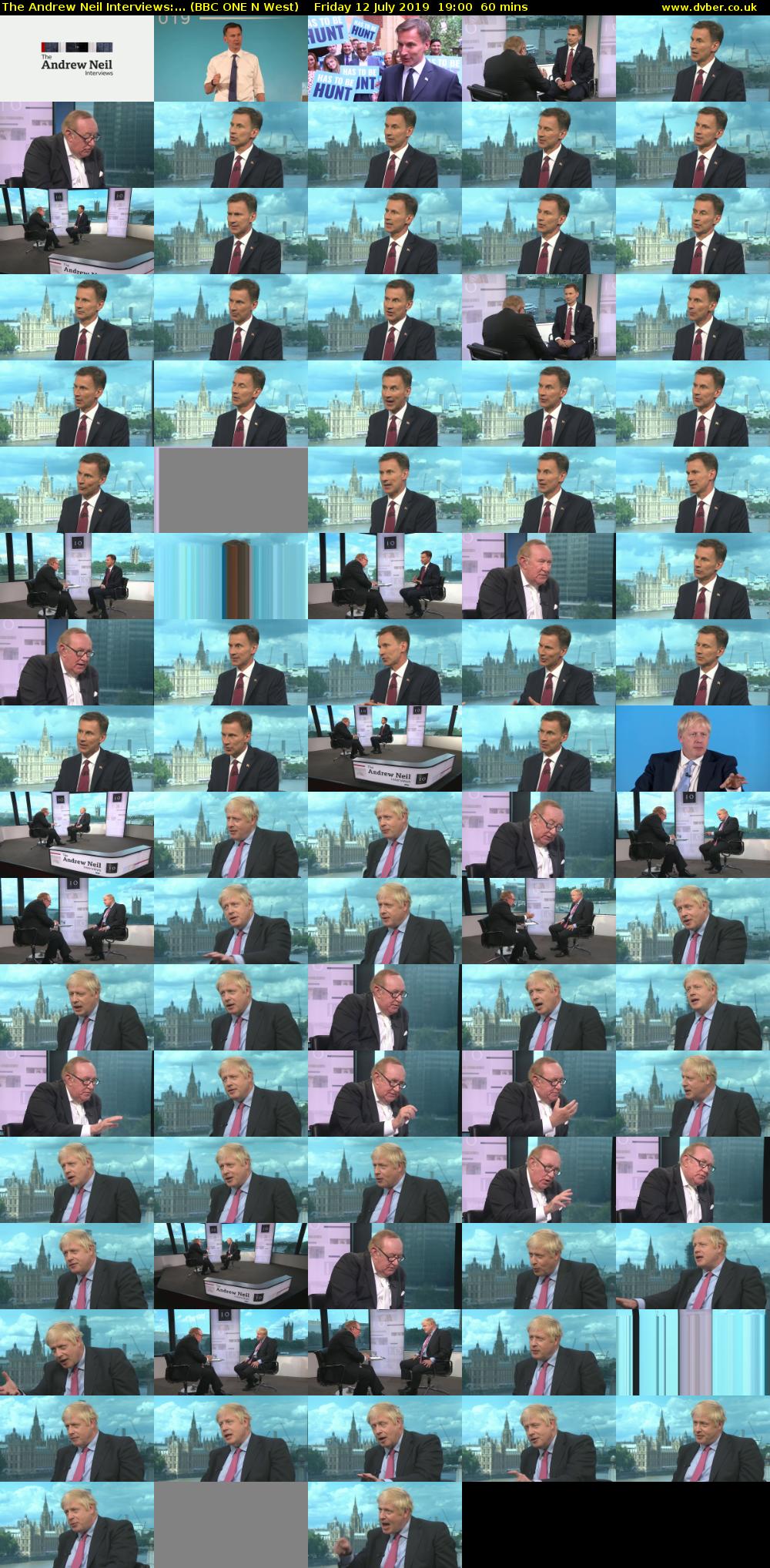 The Andrew Neil Interviews:... (BBC ONE N West) Friday 12 July 2019 19:00 - 20:00