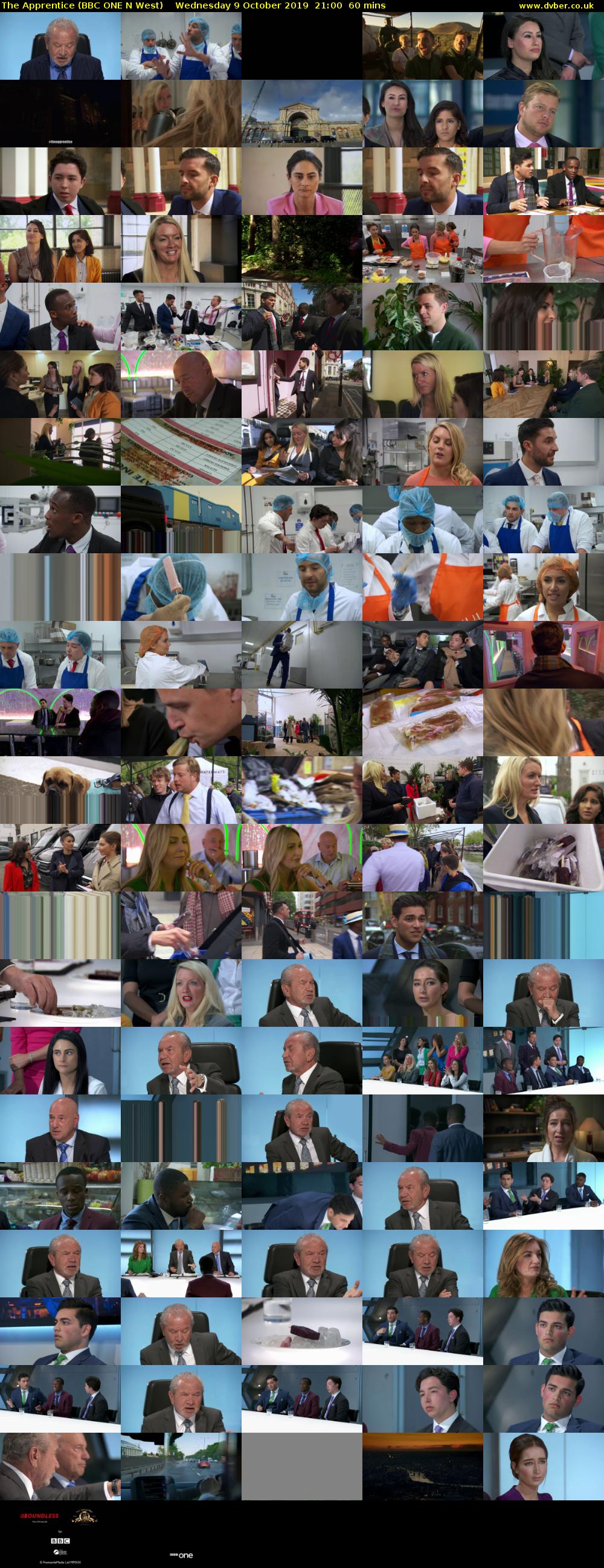 The Apprentice (BBC ONE N West) Wednesday 9 October 2019 21:00 - 22:00