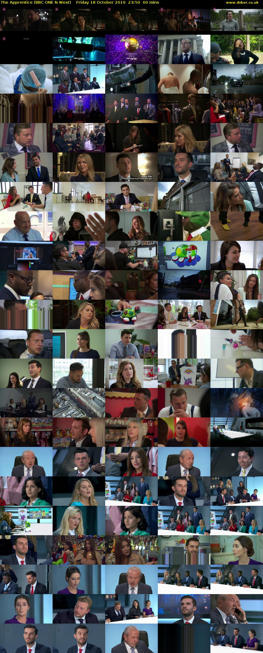 The Apprentice (BBC ONE N West) Friday 18 October 2019 23:50 - 00:50