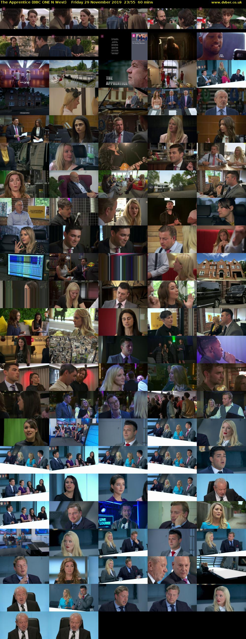 The Apprentice (BBC ONE N West) Friday 29 November 2019 23:55 - 00:55