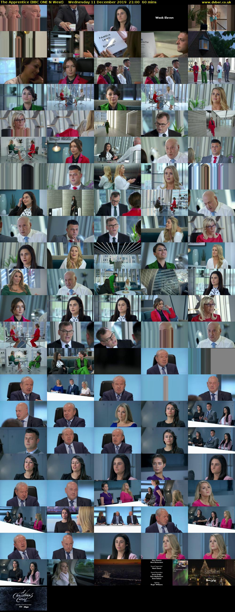 The Apprentice (BBC ONE N West) Wednesday 11 December 2019 21:00 - 22:00