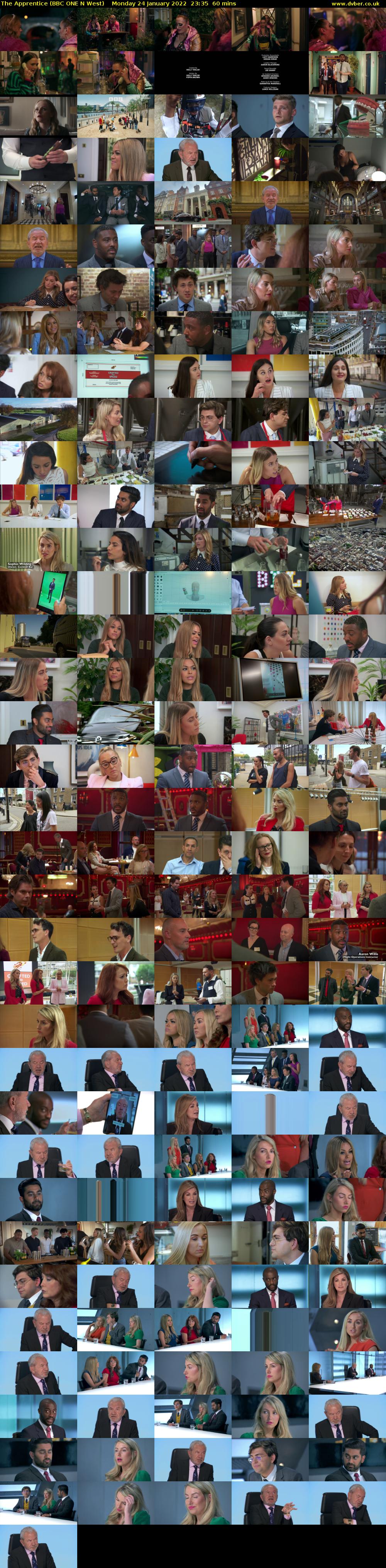 The Apprentice (BBC ONE N West) Monday 24 January 2022 23:35 - 00:35