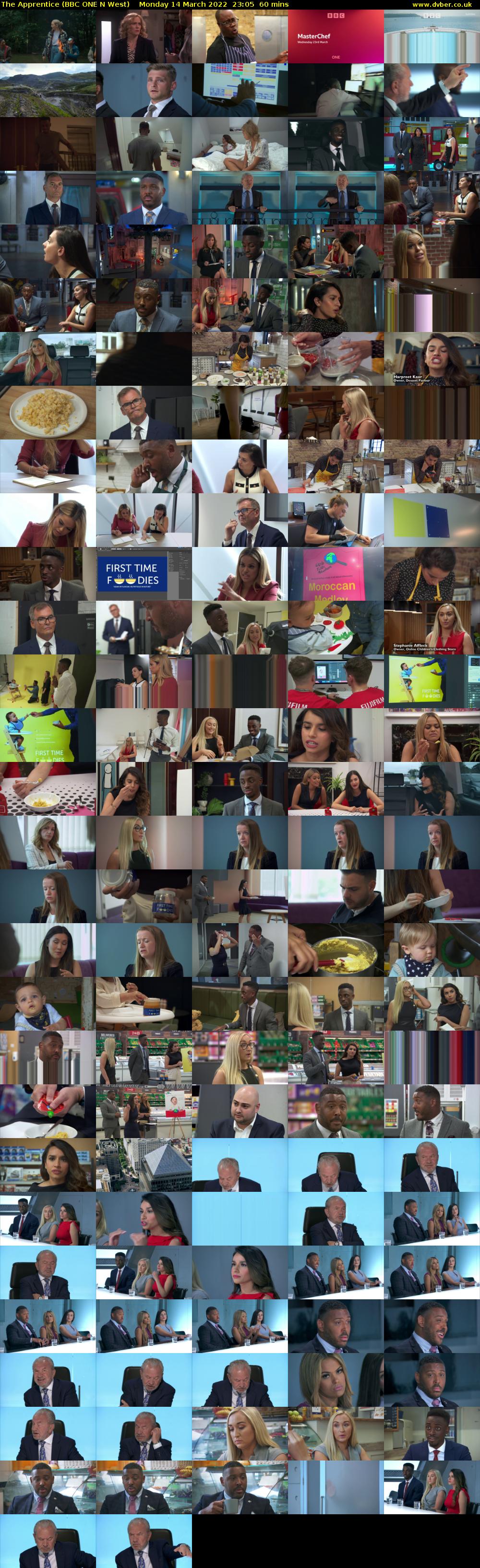 The Apprentice (BBC ONE N West) Monday 14 March 2022 23:05 - 00:05