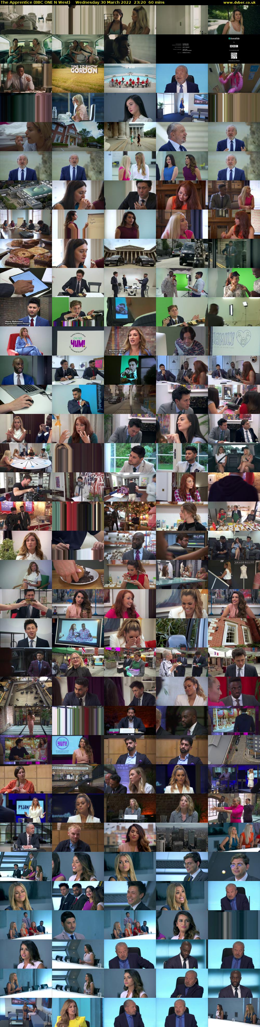 The Apprentice (BBC ONE N West) Wednesday 30 March 2022 23:20 - 00:20