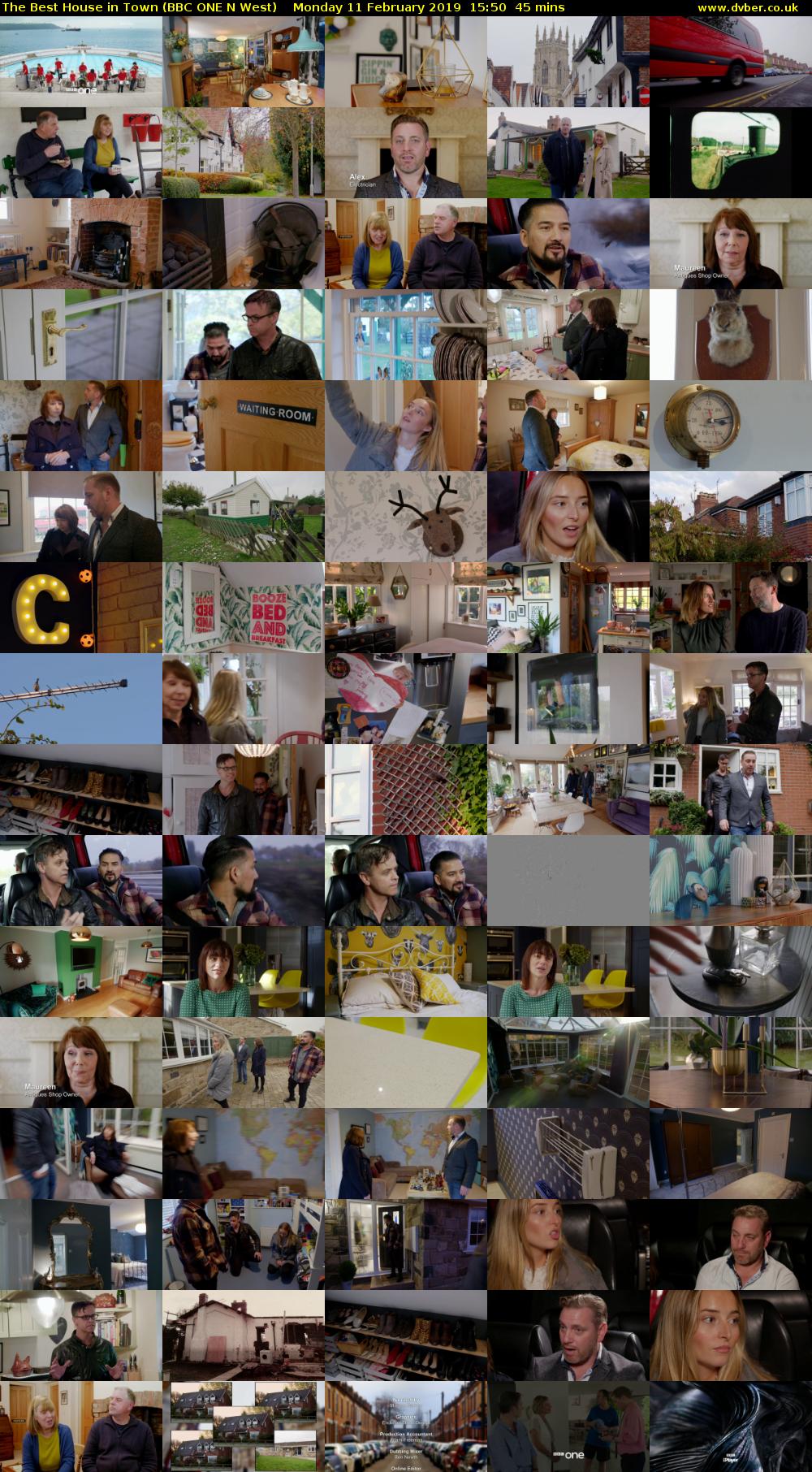 The Best House in Town (BBC ONE N West) Monday 11 February 2019 15:50 - 16:35