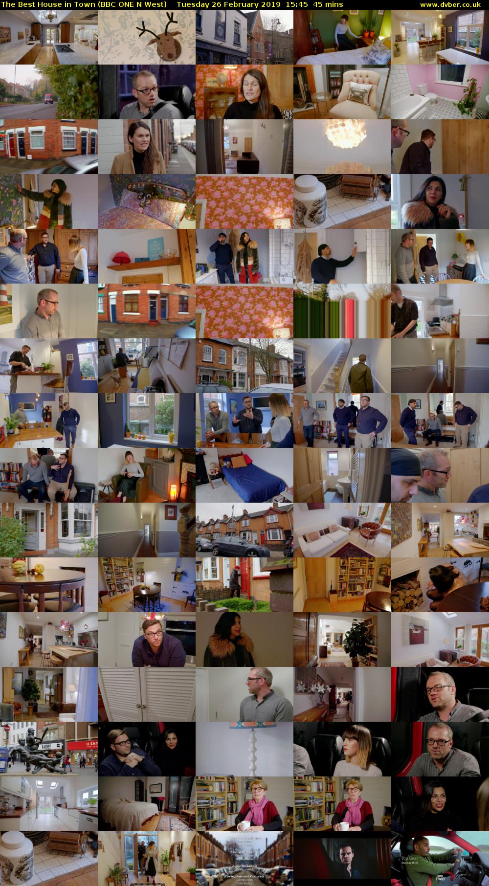 The Best House in Town (BBC ONE N West) Tuesday 26 February 2019 15:45 - 16:30