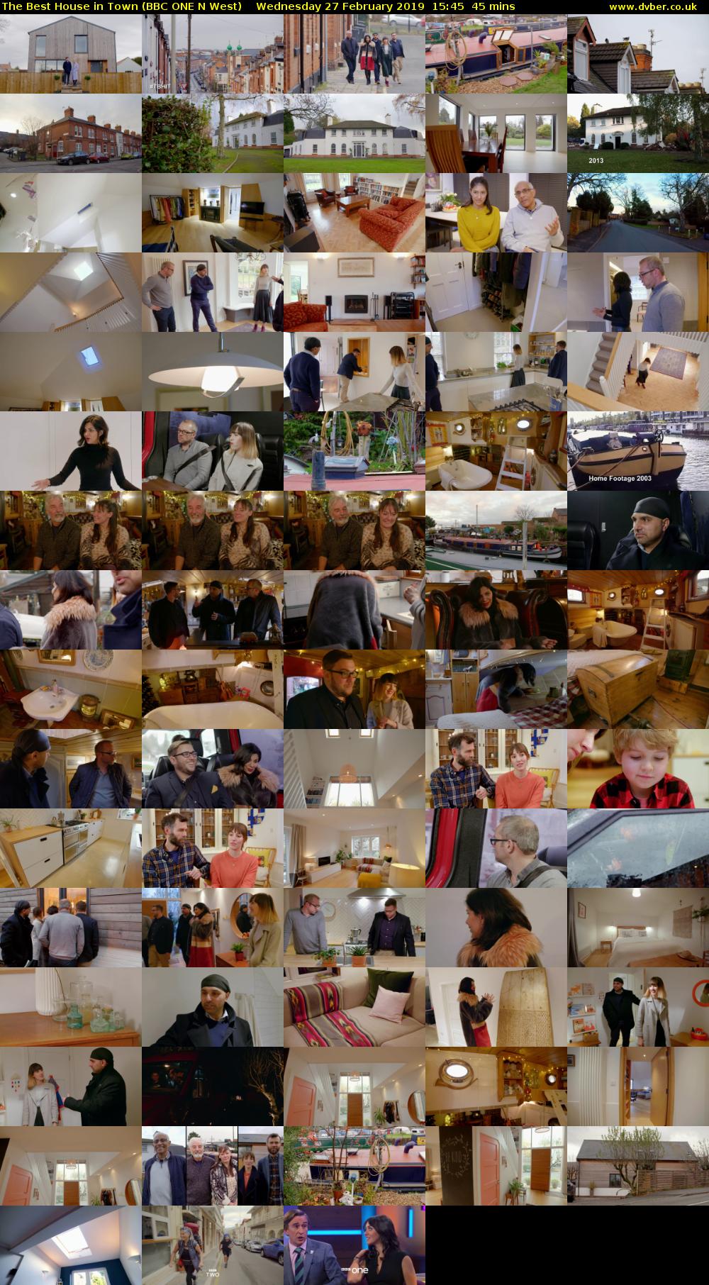 The Best House in Town (BBC ONE N West) Wednesday 27 February 2019 15:45 - 16:30