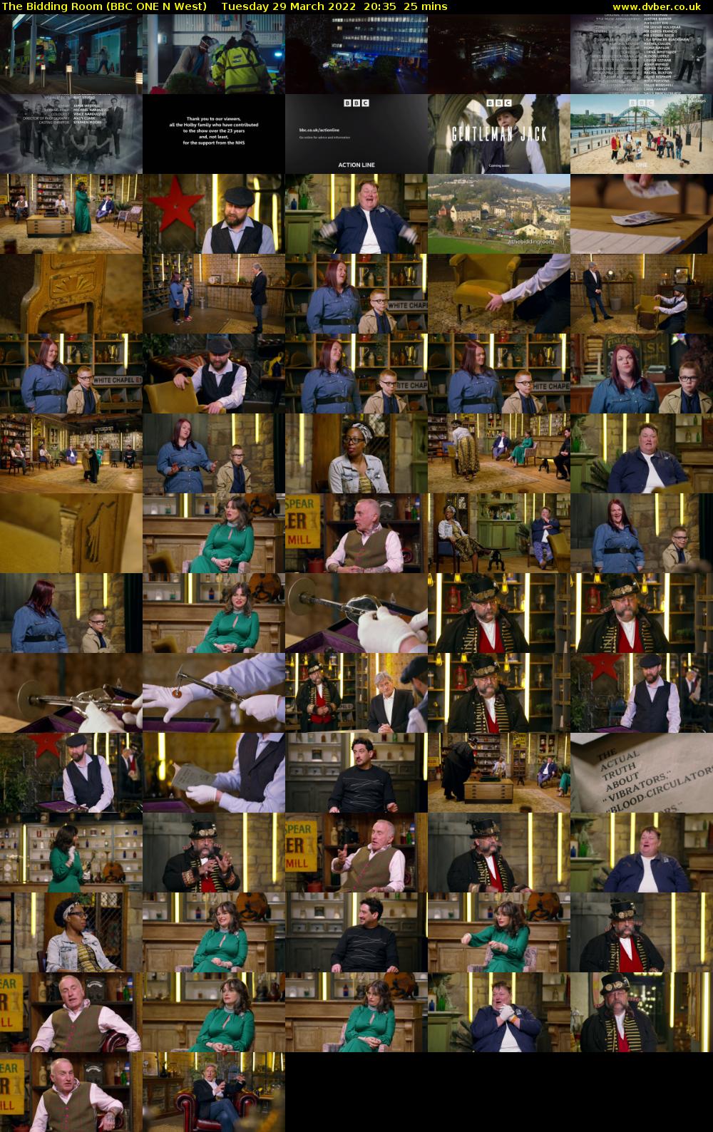 The Bidding Room (BBC ONE N West) Tuesday 29 March 2022 20:35 - 21:00