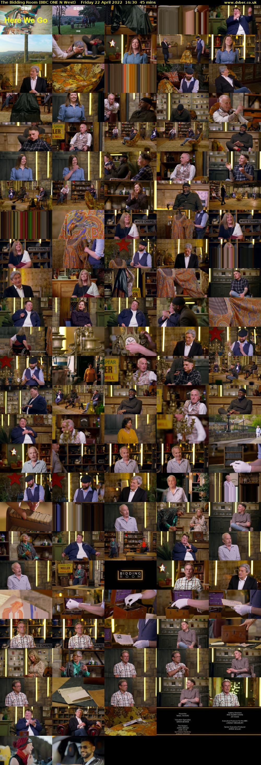 The Bidding Room (BBC ONE N West) Friday 22 April 2022 16:30 - 17:15