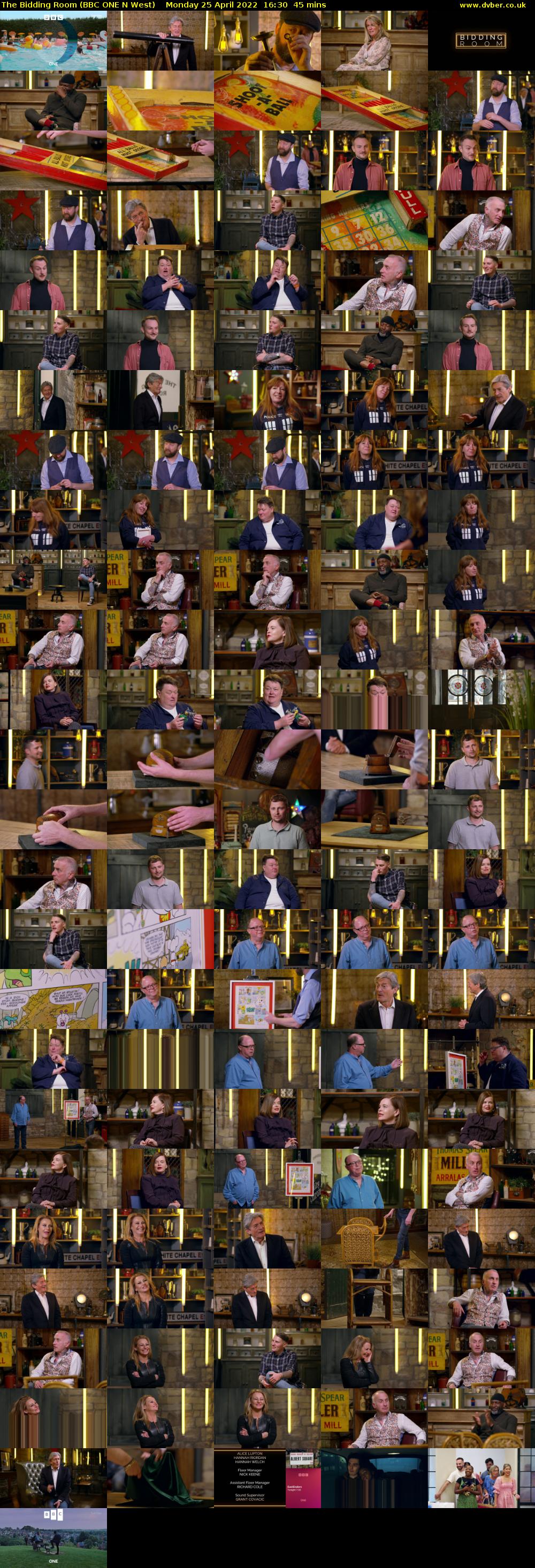 The Bidding Room (BBC ONE N West) Monday 25 April 2022 16:30 - 17:15