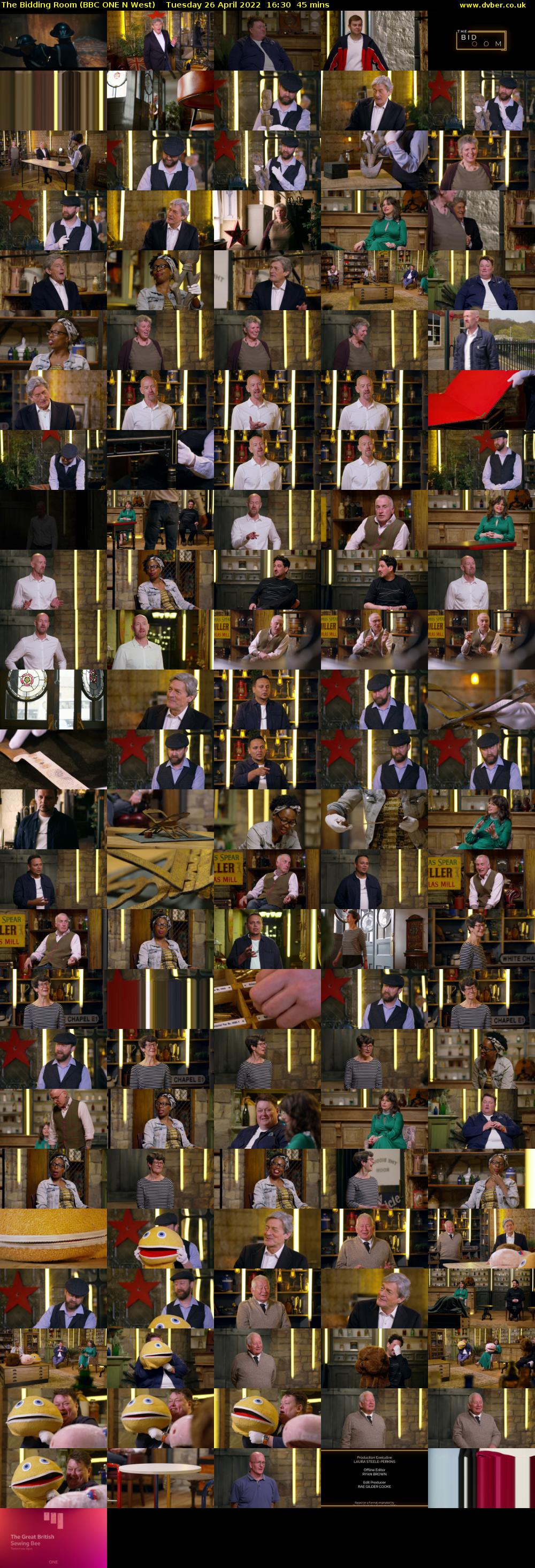 The Bidding Room (BBC ONE N West) Tuesday 26 April 2022 16:30 - 17:15