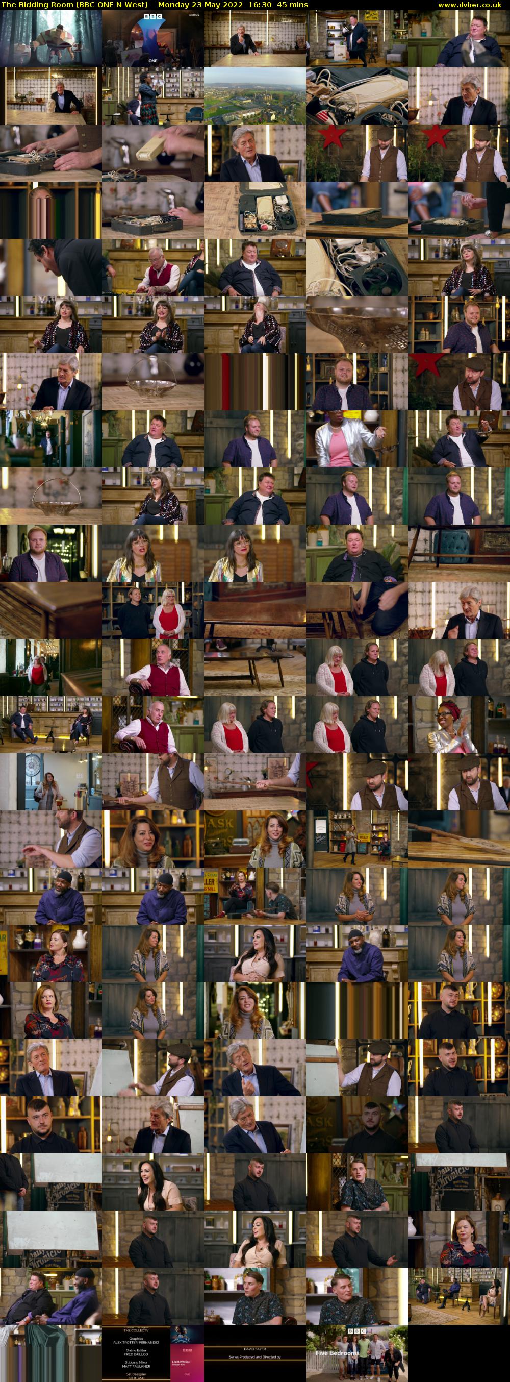 The Bidding Room (BBC ONE N West) Monday 23 May 2022 16:30 - 17:15