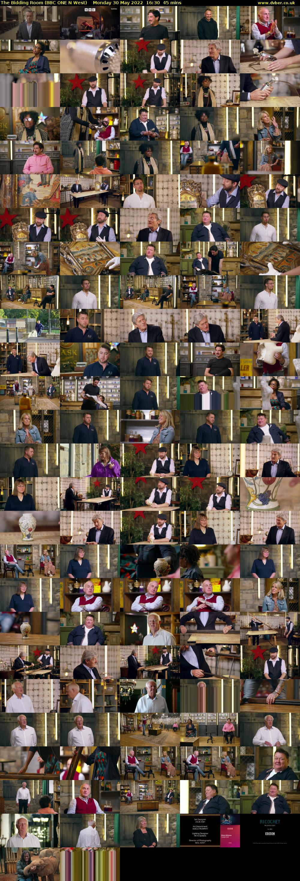 The Bidding Room (BBC ONE N West) Monday 30 May 2022 16:30 - 17:15