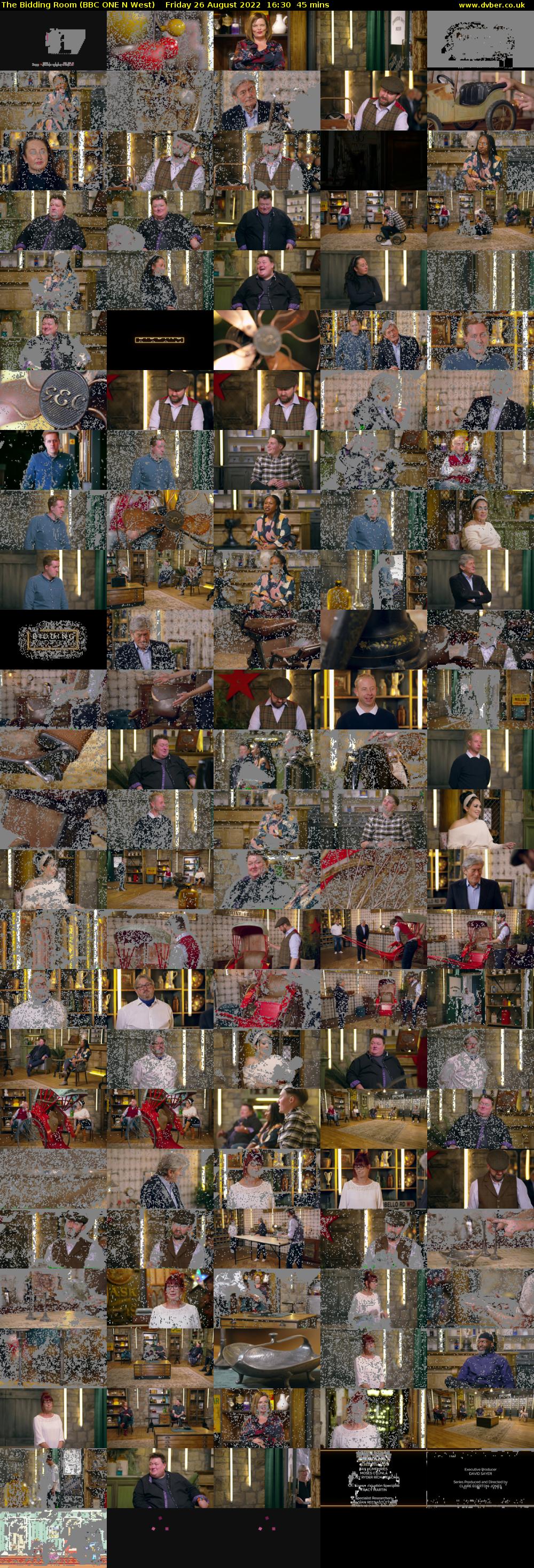 The Bidding Room (BBC ONE N West) Friday 26 August 2022 16:30 - 17:15