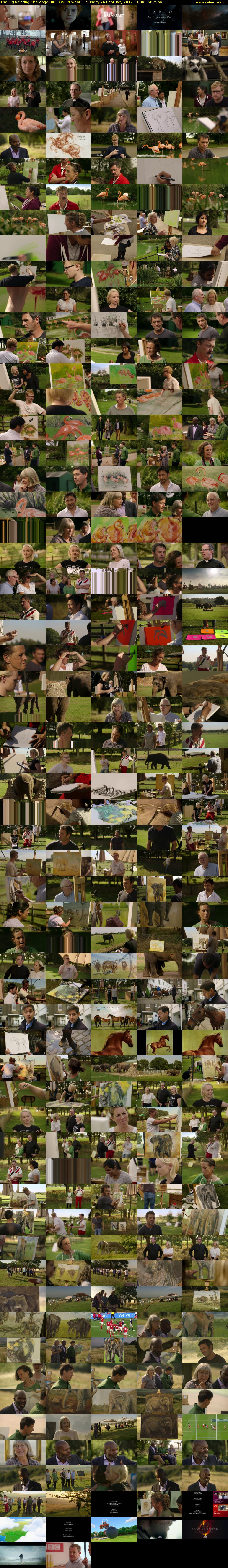 The Big Painting Challenge (BBC ONE N West) Sunday 26 February 2017 18:00 - 19:00