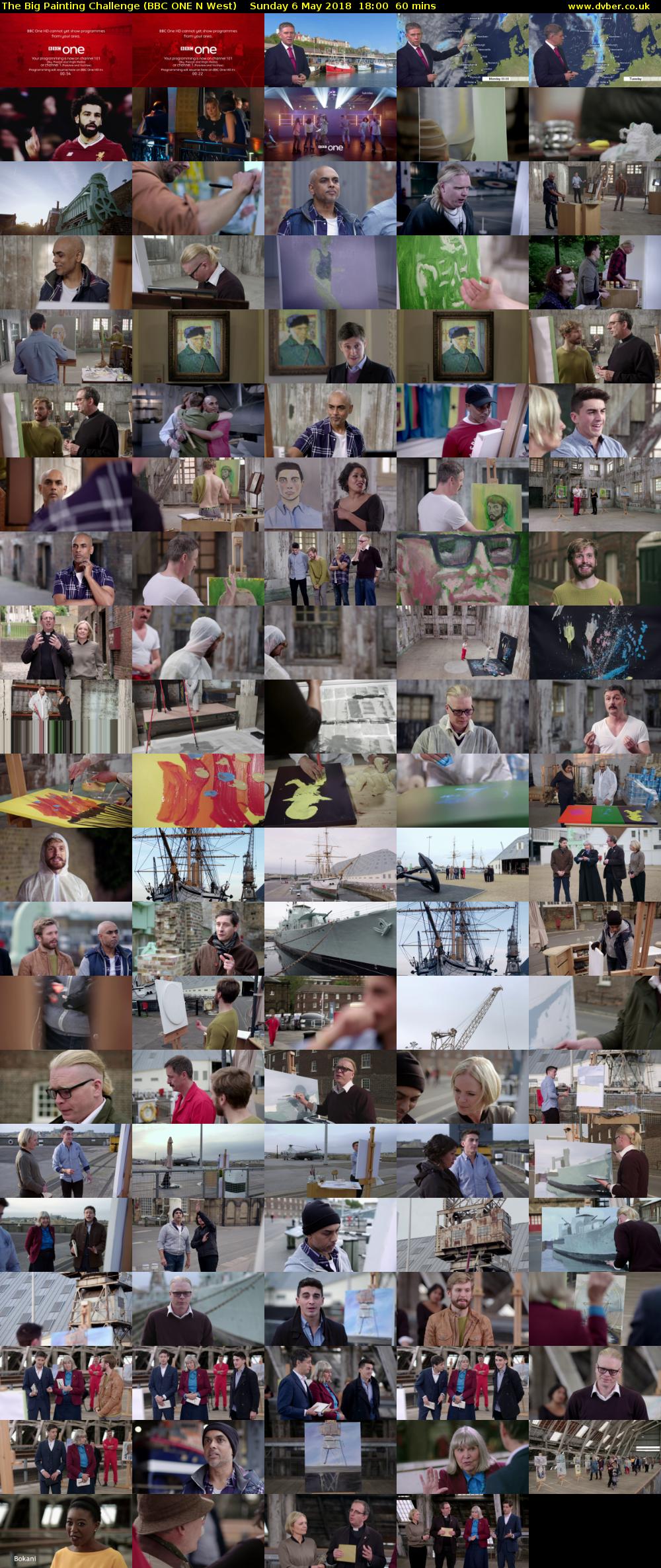 The Big Painting Challenge (BBC ONE N West) Sunday 6 May 2018 18:00 - 19:00
