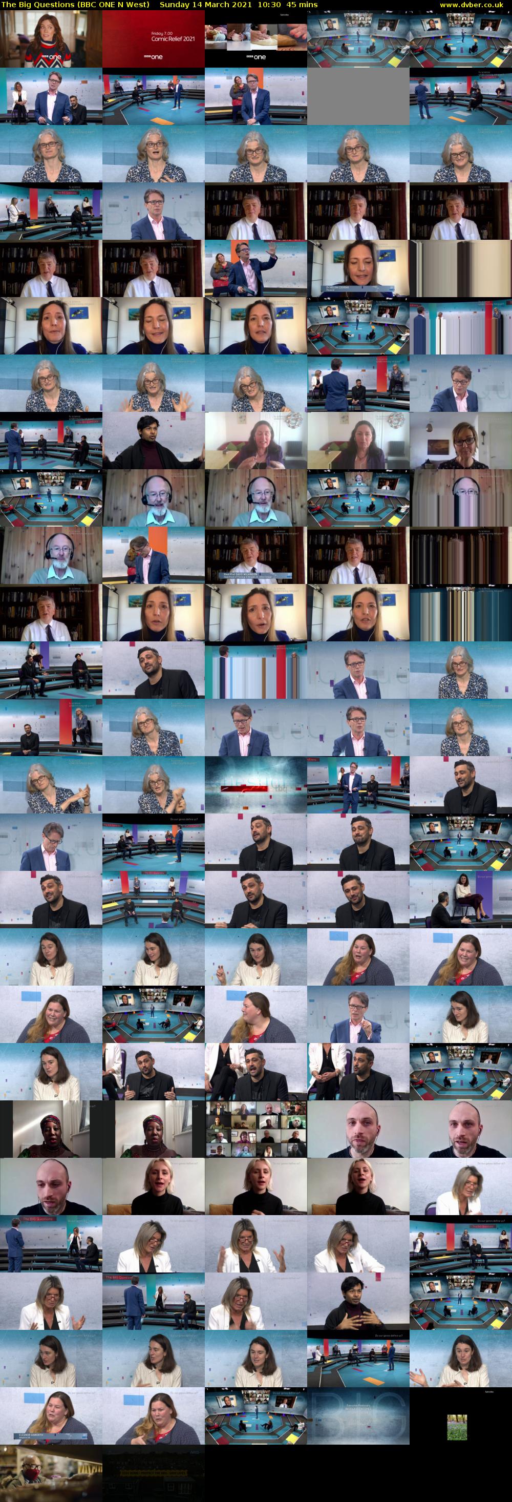 The Big Questions (BBC ONE N West) Sunday 14 March 2021 10:30 - 11:15