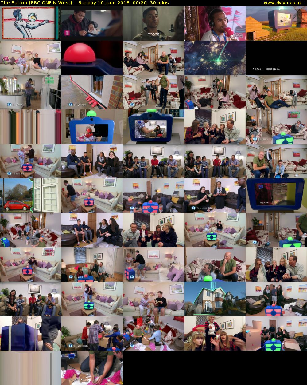 The Button (BBC ONE N West) Sunday 10 June 2018 00:20 - 00:50