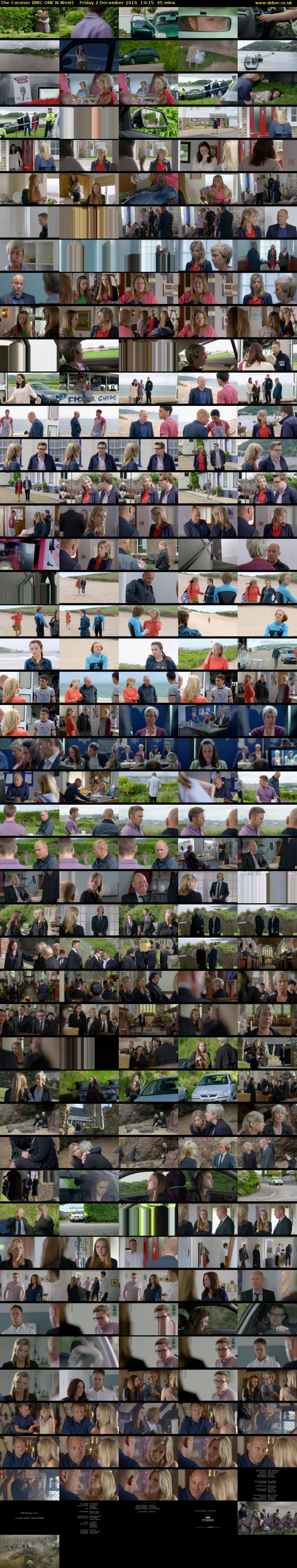 The Coroner (BBC ONE N West) Friday 2 December 2016 14:15 - 15:00
