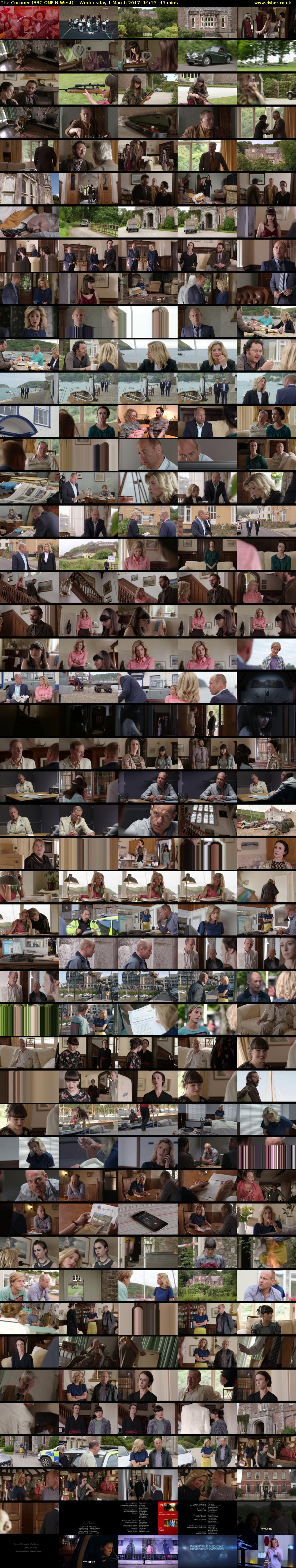 The Coroner (BBC ONE N West) Wednesday 1 March 2017 14:15 - 15:00