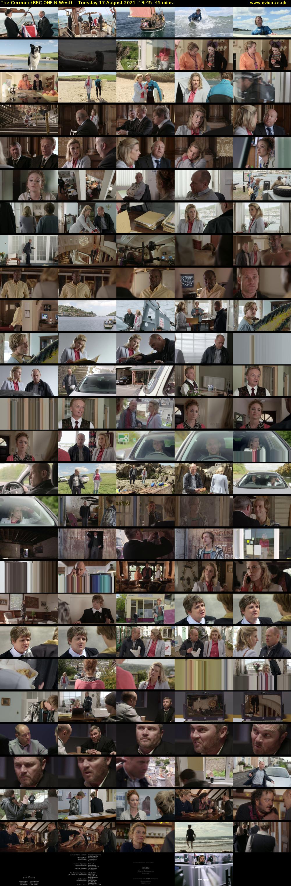 The Coroner (BBC ONE N West) Tuesday 17 August 2021 13:45 - 14:30