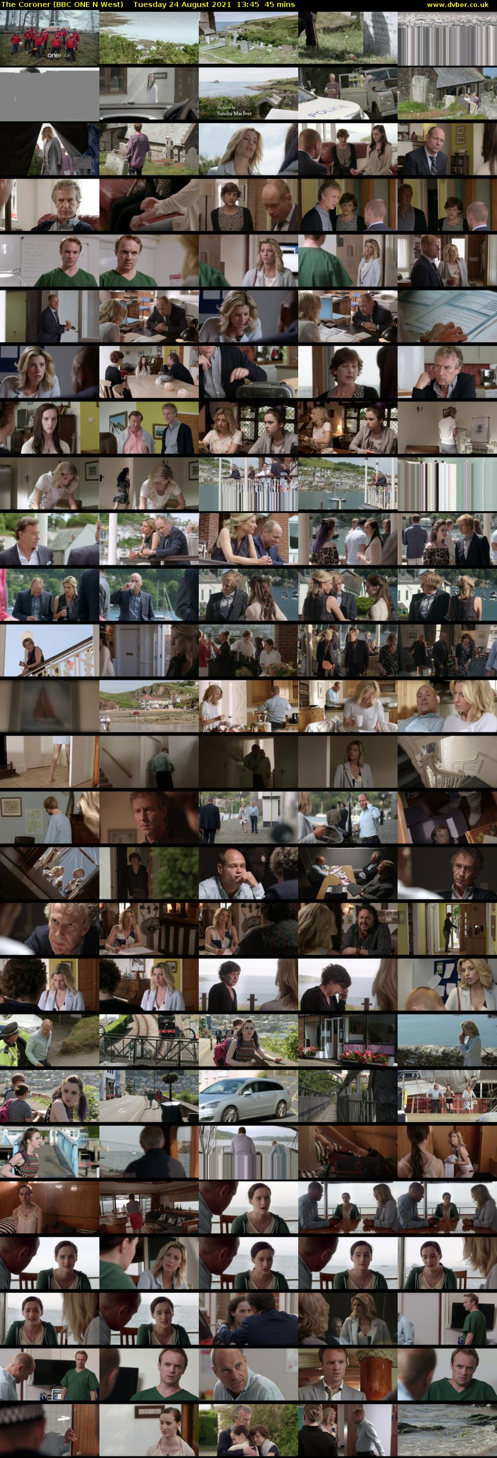 The Coroner (BBC ONE N West) Tuesday 24 August 2021 13:45 - 14:30
