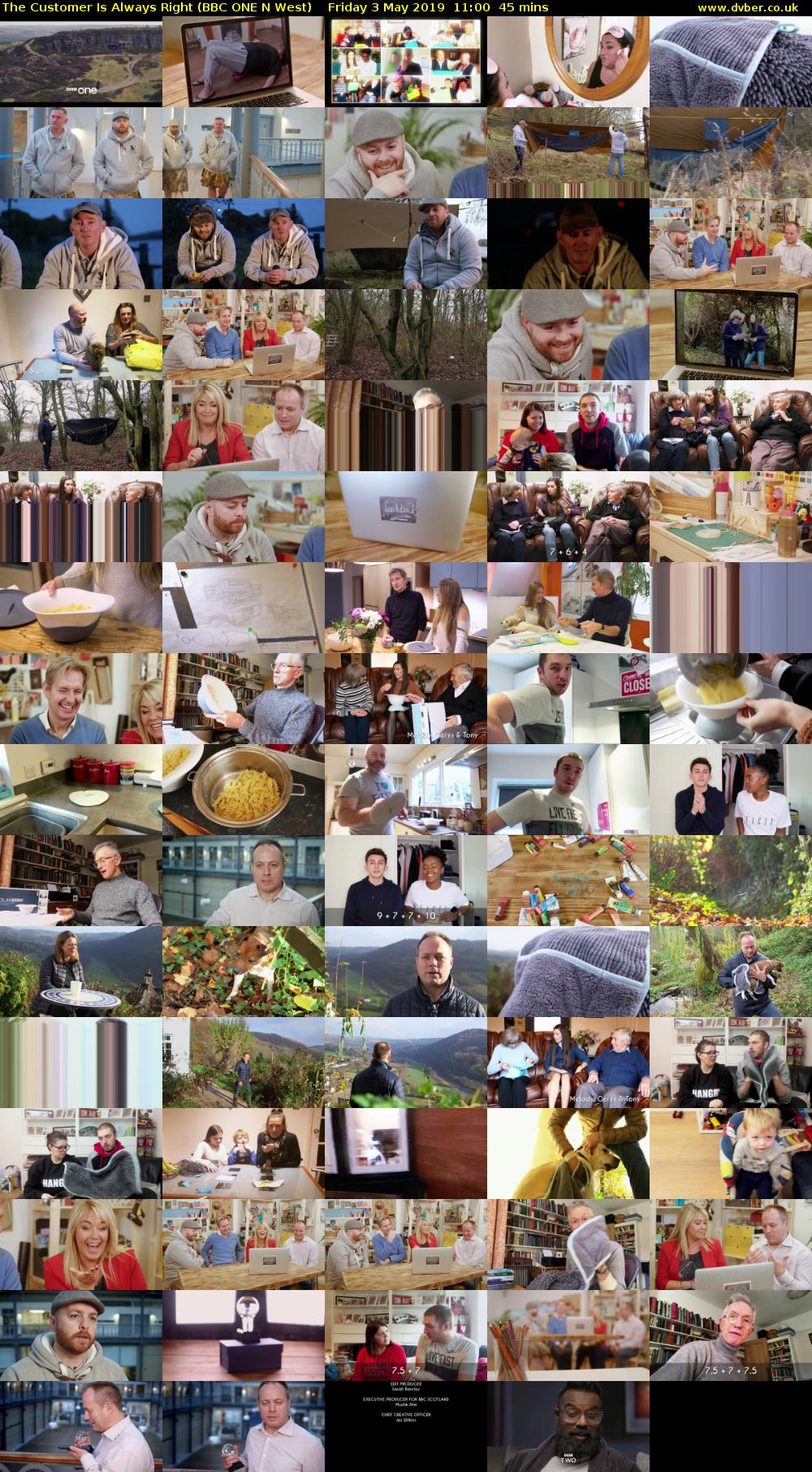 The Customer Is Always Right (BBC ONE N West) Friday 3 May 2019 11:00 - 11:45