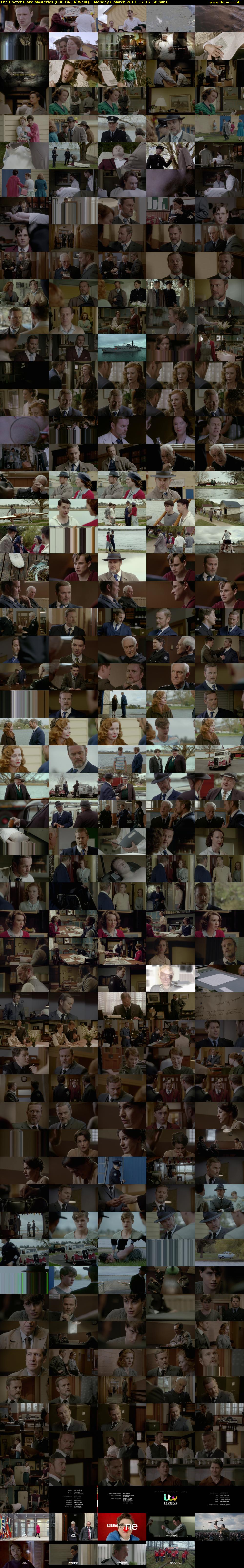 The Doctor Blake Mysteries (BBC ONE N West) Monday 6 March 2017 14:15 - 15:15