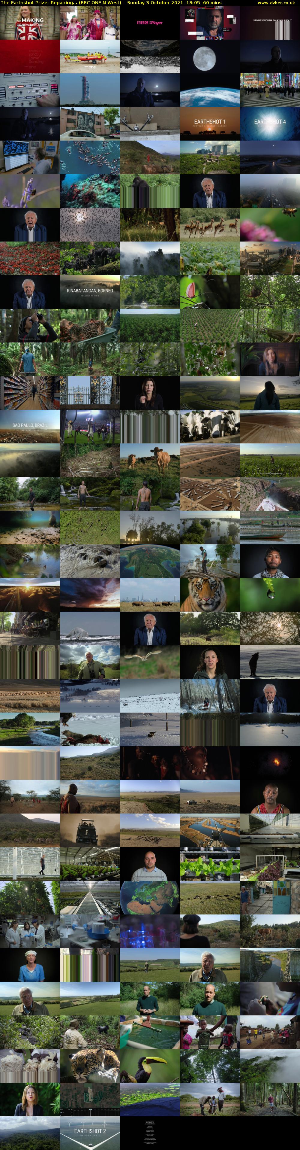The Earthshot Prize: Repairing... (BBC ONE N West) Sunday 3 October 2021 18:05 - 19:05
