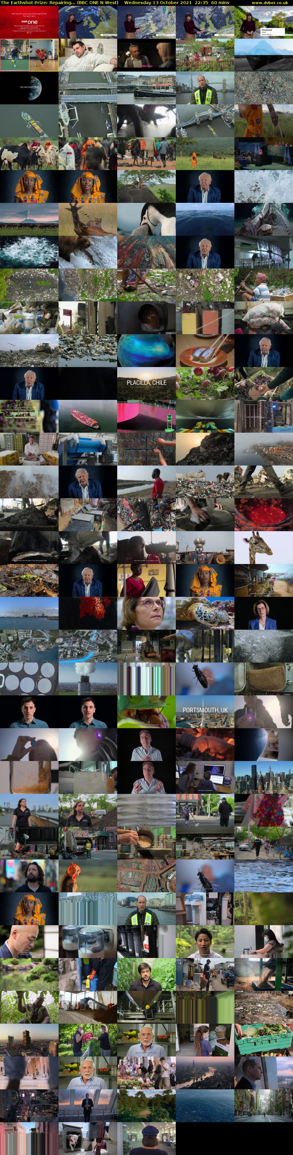 The Earthshot Prize: Repairing... (BBC ONE N West) Wednesday 13 October 2021 22:35 - 23:35