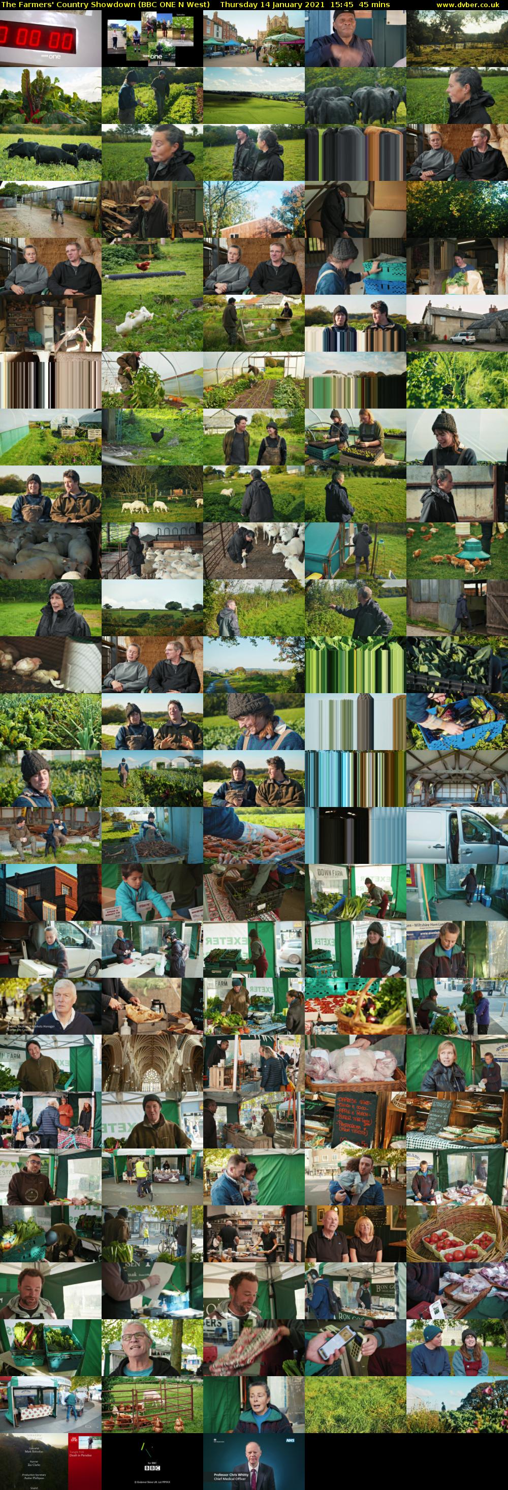 The Farmers' Country Showdown (BBC ONE N West) Thursday 14 January 2021 15:45 - 16:30