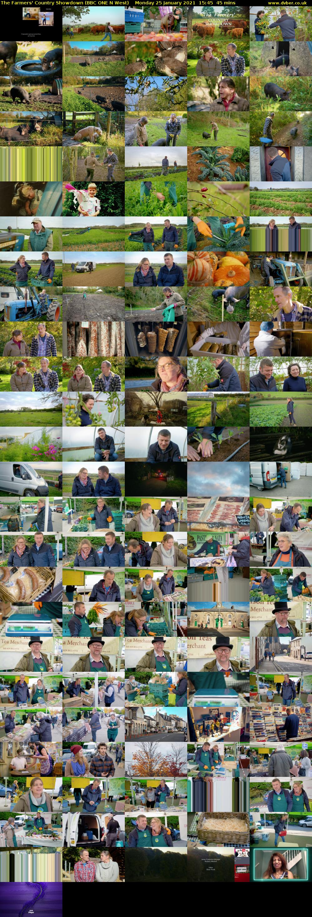 The Farmers' Country Showdown (BBC ONE N West) Monday 25 January 2021 15:45 - 16:30