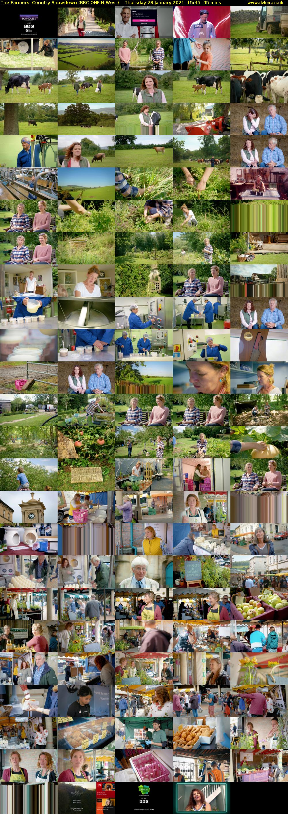 The Farmers' Country Showdown (BBC ONE N West) Thursday 28 January 2021 15:45 - 16:30